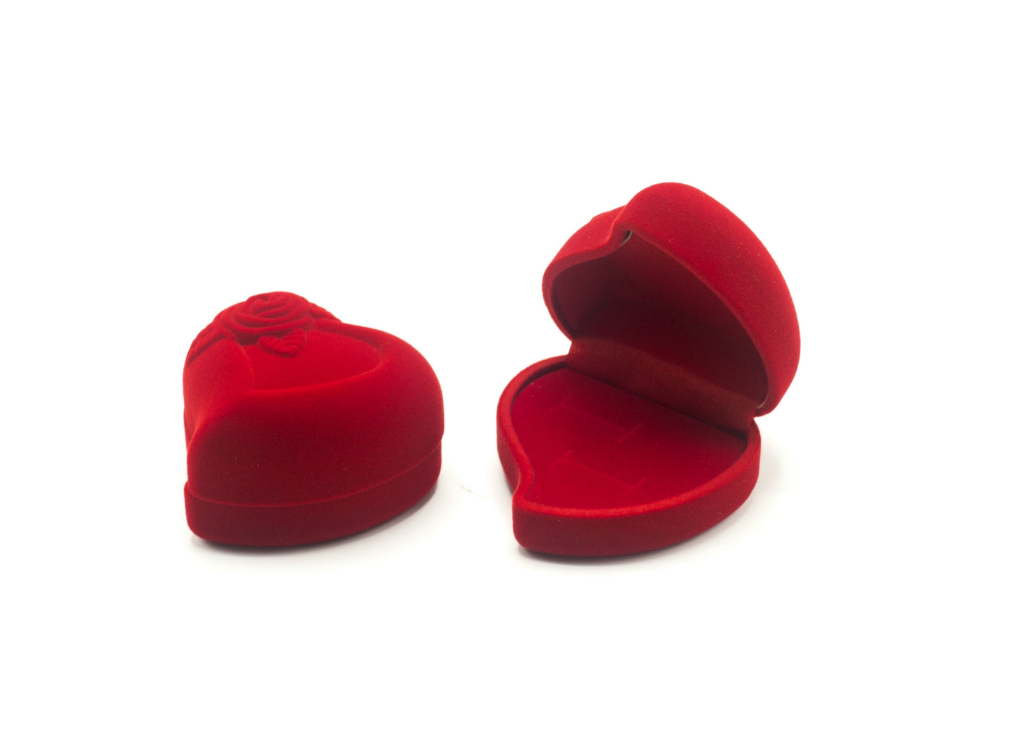 DOUBLE RING BOX FLOWER RED