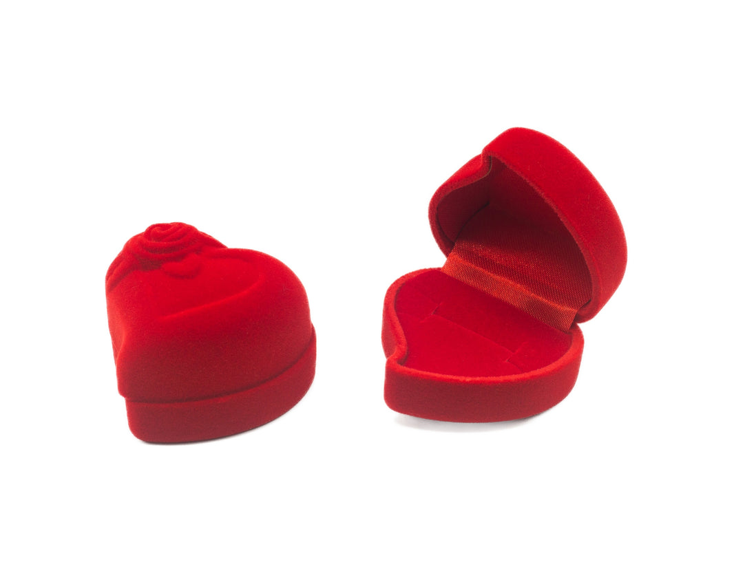 RING BOX FLOWER RED