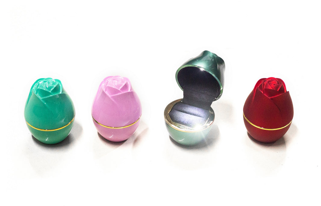 RING BOX ROSE LED