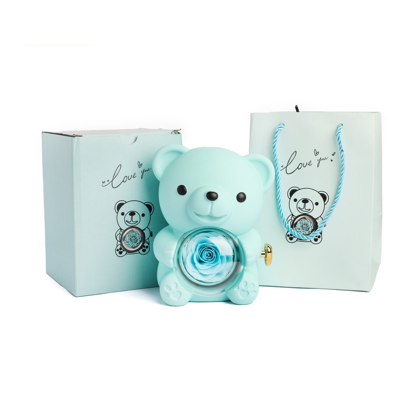 Teddy Rose Jewelry Box